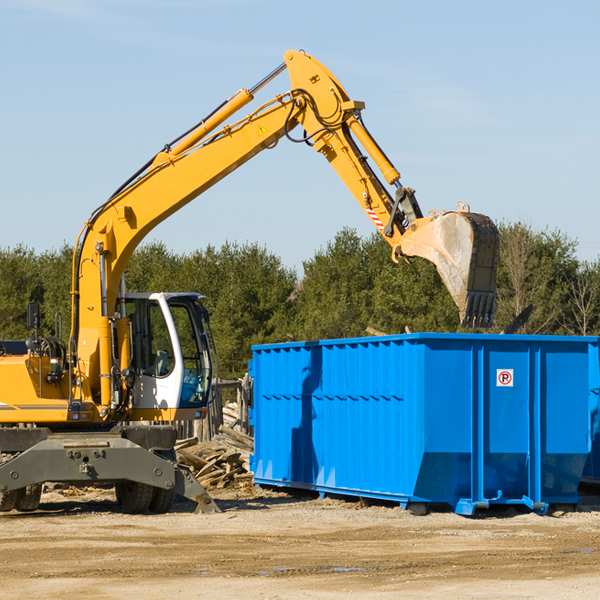 can i request a rental extension for a residential dumpster in Oxford